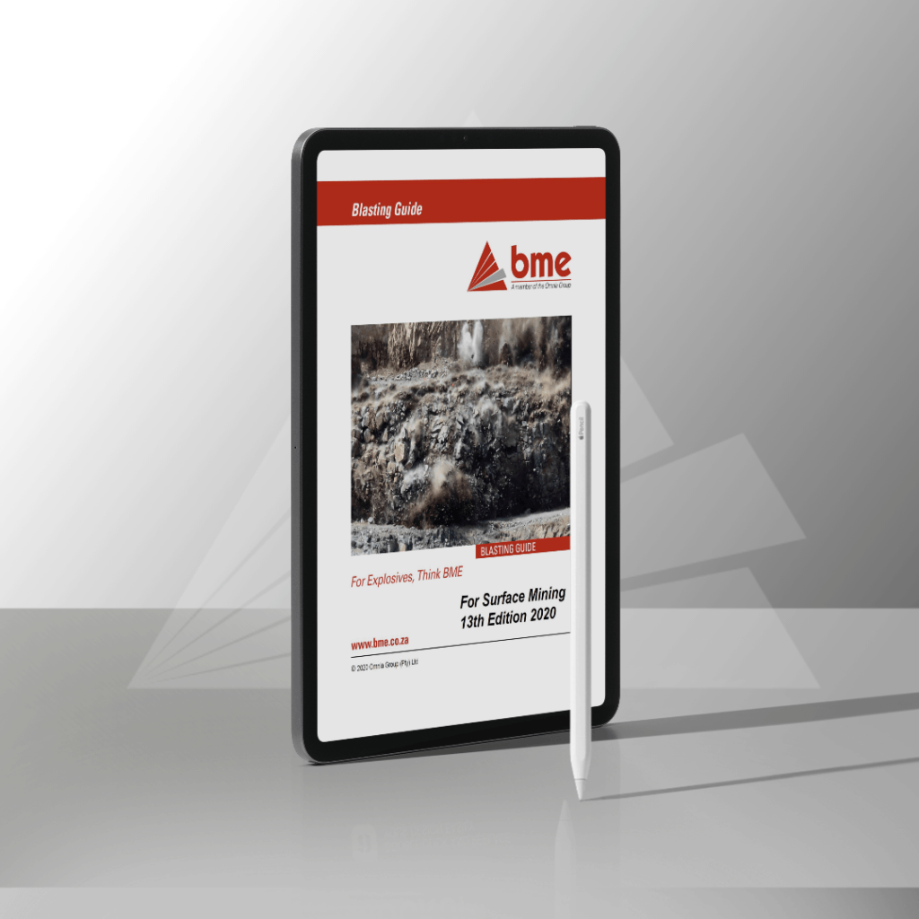 Blasting guide app PDF ipad mock up 1080 square