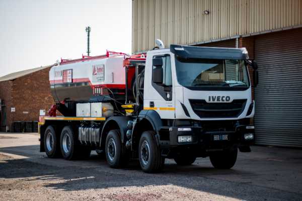 BME's used-oil collection truck unit.