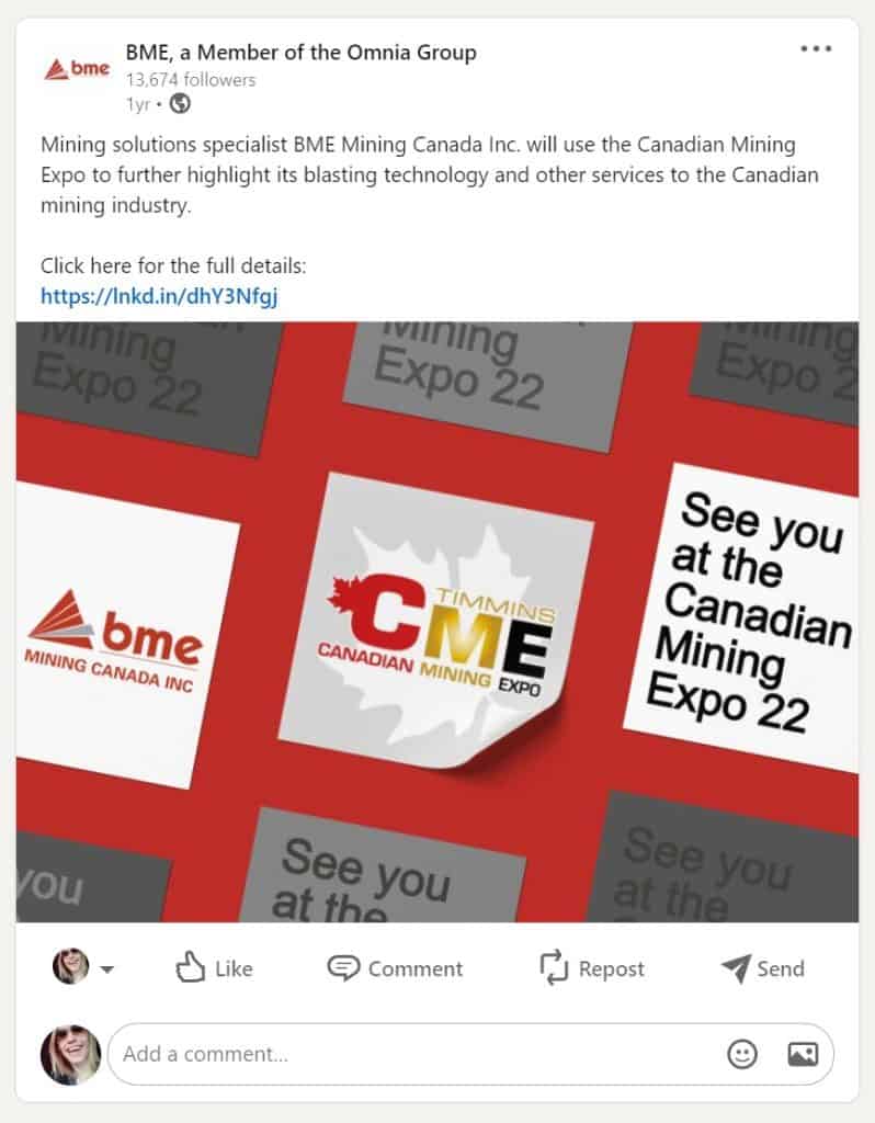 Mining Canada Press Release Post 1