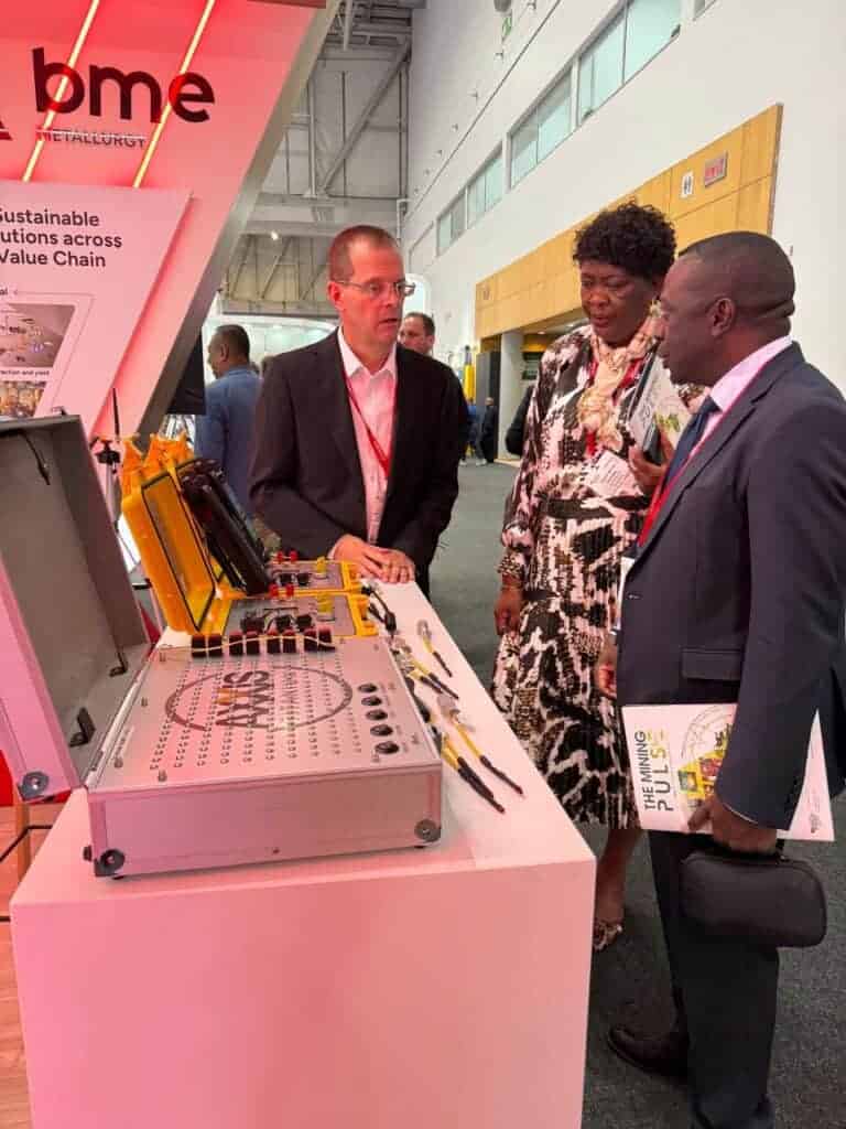 BME AXXIS team at the Mining Indaba 2025