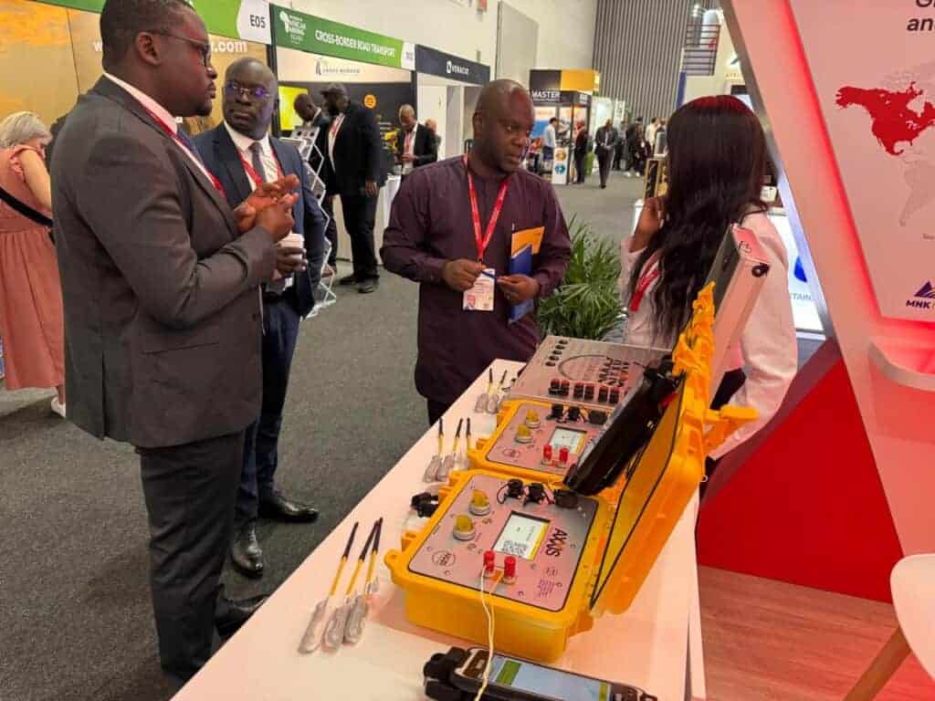 BME team showcasing AXXIS Titanium at the Mining Indaba 2025
